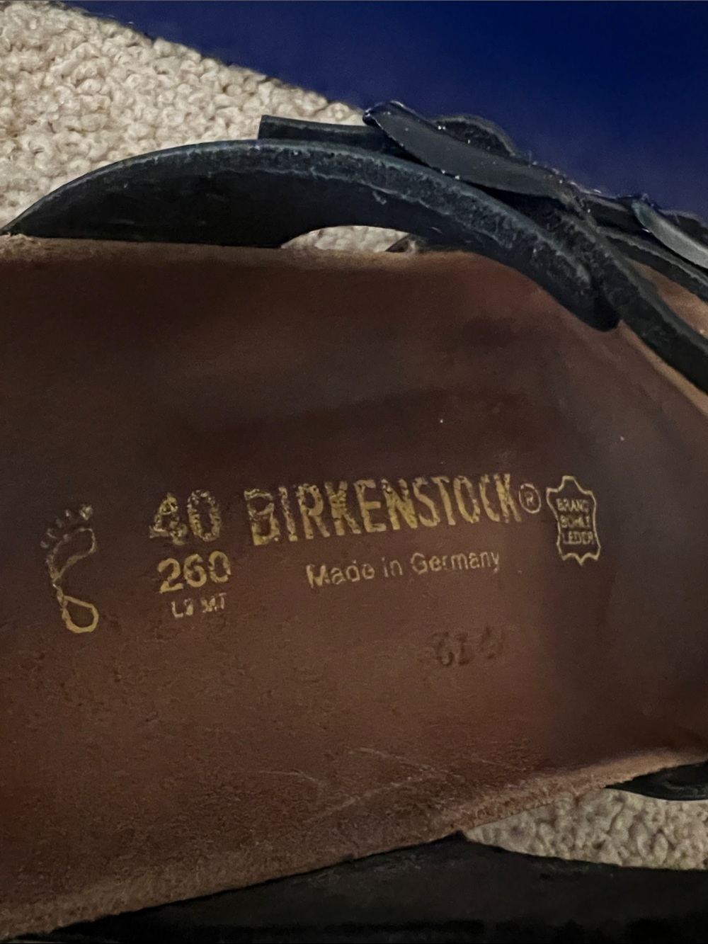 Birkenstock Mayari Black Triple-Strap Leather Sandals - Picture 2 of 7